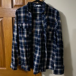 Fitz & Eddi distressed plaid shirt